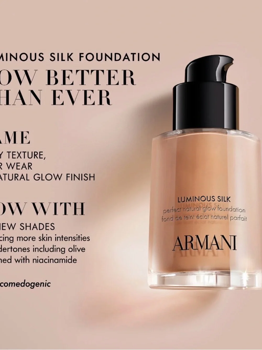 Giorgio Armani Luminous Silk Foundation - shade 4.25